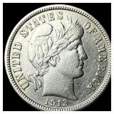 1913 Silver Barber Dime CLOSELY UNCIRCULATED