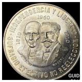 1960 Mexico Silver 10 Pesos