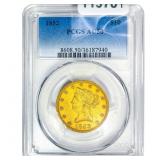 1852 $10 Gold Eagle PCGS MAU50