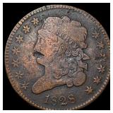 1828 Classic Head Half Cent LIGHTLY CIRCULATED