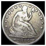 1854 Arrows Seated Liberty Half Dollar NICELY CIRC