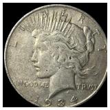 1934-D Silver Peace Dollar LIGHTLY CIRCULATED