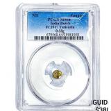 India-Dutch Gold .33g Fanam Fr.1517 Tuticorin PCG