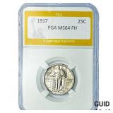 1917 Standing Liberty Quarter PGA MS64 FH