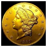 1889-CC $20 Gold Double Eagle