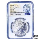 2023 Silver Peace Dollar NGC MS70