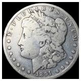 1891-CC Silver Morgan Dollar LIGHTLY  CIRCULATED