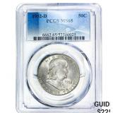 1952-D Franklin Half Dollar PCGS MS65