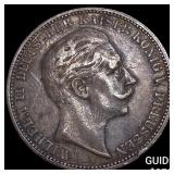 1911A German Prussia Wilhelm II Silver 3 Mark