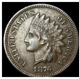 1876 Indian Head Cent CLOSELY UNCIRCULATED