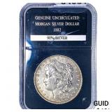 1882 Morgan Silver Dollar  GENUNC