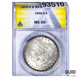 1900-O Morgan Silver Dollar ANACS MS65