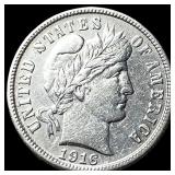 1916-S Silver Barber Dime CLOSELY  UNCIRCULATED