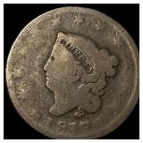 1847 Braided Hair Large Cent NICELY CIRCULATED
