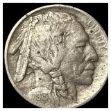 1915-D Buffalo Nickel NEARLY UNCIRCULATED