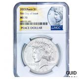 2023 Silver Peace Dollar NGC MS70