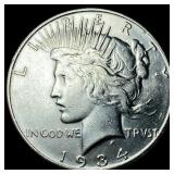 1934 Peace Silver Dollar CLOSELY UNCIRCULATED