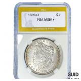 1889-O Morgan Silver Dollar PGA MS64+