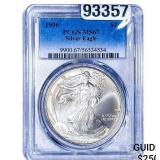 1996 Silver Eagle PCGS MS67