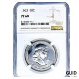 1963 Franklin Half Dollar NGC PF68
