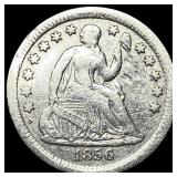 1856-O Silver Seated Liberty Half Dime NEARLY  UN