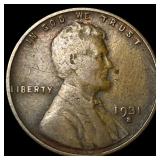 1931-S Lincoln Wheat Cent LIGHTLY CIRCULATED