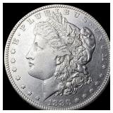 1880-O Micro O Silver Morgan Dollar CLOSELY  UNCI