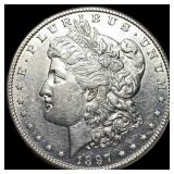 1897-S Morgan Silver Dollar CLOSELY  UNCIRCULATED