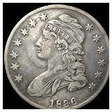 1836 Capped Bust Half Dollar NEARLY UNCIRCULATED