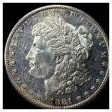 1881-S Silver Morgan Dollar CHOICE BU