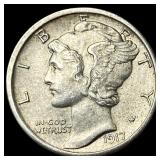 1917 Mercury Dime CLOSELY UNCIRCULATED