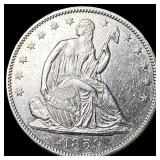1859 Silver Half Dollar (Seated Liberty) UNCIRCULA