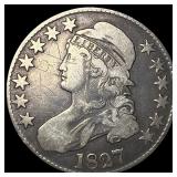 1827 Capped Bust Half Dollar LIGHTLY CIRCULATED