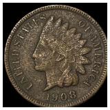 1908-S Indian Head Cent LIGHTLY CIRCULATED