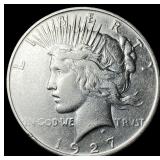 1927 Peace Silver Dollar NEARLY UNCIRCULATED