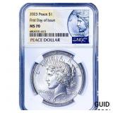 2023 Silver Peace Dollar NGC MS70