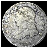 1821 Capped Bust Dime LIGHTLY CIRCULATED
