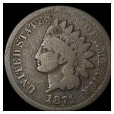 1871 Indian Head Cent NICELY CIRCULATED