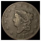 1817 Coronet Head Large Cent NICELY CIRCULATED