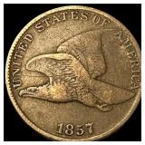 1857 Flying Eagle Cent LIGHTLY CIRCULATED