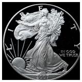 2007-W Silver American Eagle Proof $1 GEM PROOF