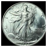 1942 Silver Half Dollar (Walking Liberty) UNCIRCUL