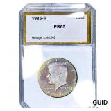 1985-S Kennedy Half Dollar PCI PR65