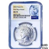 2023 Silver Peace Dollar NGC MS70