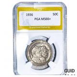 1936 Gettysburg Half Dollar PGA MS66+