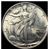 1942-S Silver Half Dollar NEARLY UNCIRCULATED