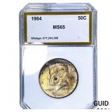 1964 Kennedy Half Dollar PCI MS65