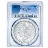 1882-O/S Morgan Silver Dollar PCGS MS61 Weak