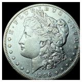 1896-S Silver Morgan Dollar NEARLY UNCIRCULATED