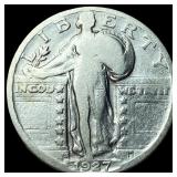1927-S Silver Standing Liberty Quarter LIGHTLY CIR
